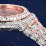 Arabic Dial VVS1 D Color  Moissanite Watch