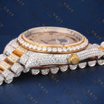 Arabic Day-Date VVS1 D Color  Moissanite Watch