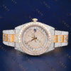 Baguette & Round Bezel VVS1 D Color Moissanite Watch