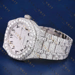 Arabic Iced Out VVS1 D Color Moissanite Watch