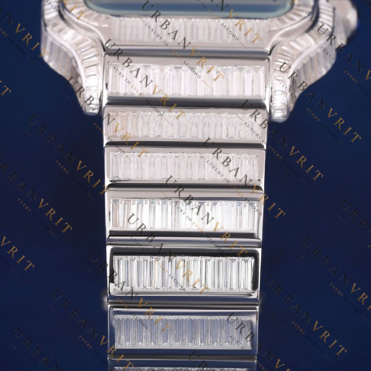 Skeleton VVS1 D Color Moissanite Watch
