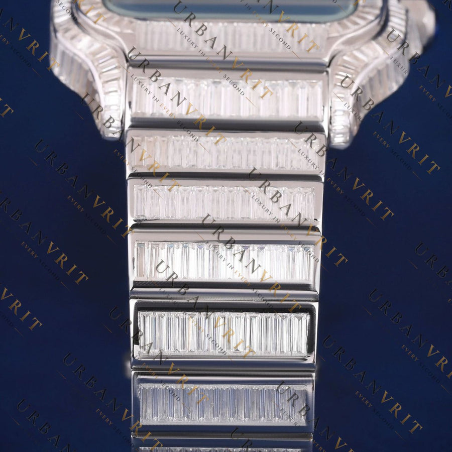 Skeleton VVS1 D Color Moissanite Watch