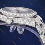 Iced GMT VVS1 D Color Moissanite Watch