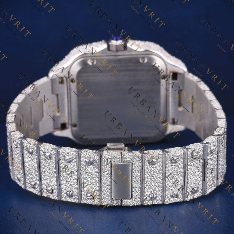 Rainbow Roman VVS1 D Moissanite Watch