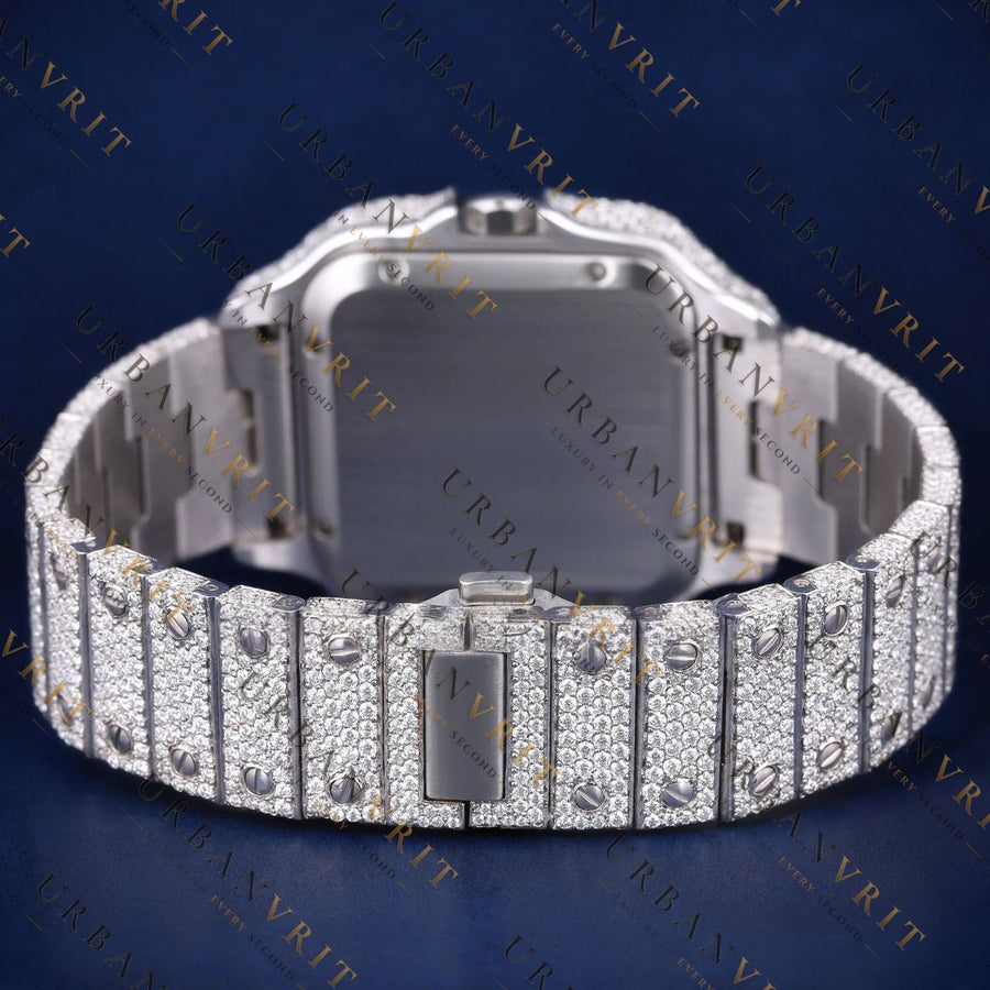 Pink Arabic  VVS1 D-Color Moissanite Watch