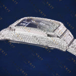 Blue Roman Dial  VVS1 D Color Moissanite Watch