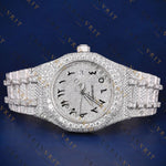 Arabic Numeral VVS1 D Moissanite Watch