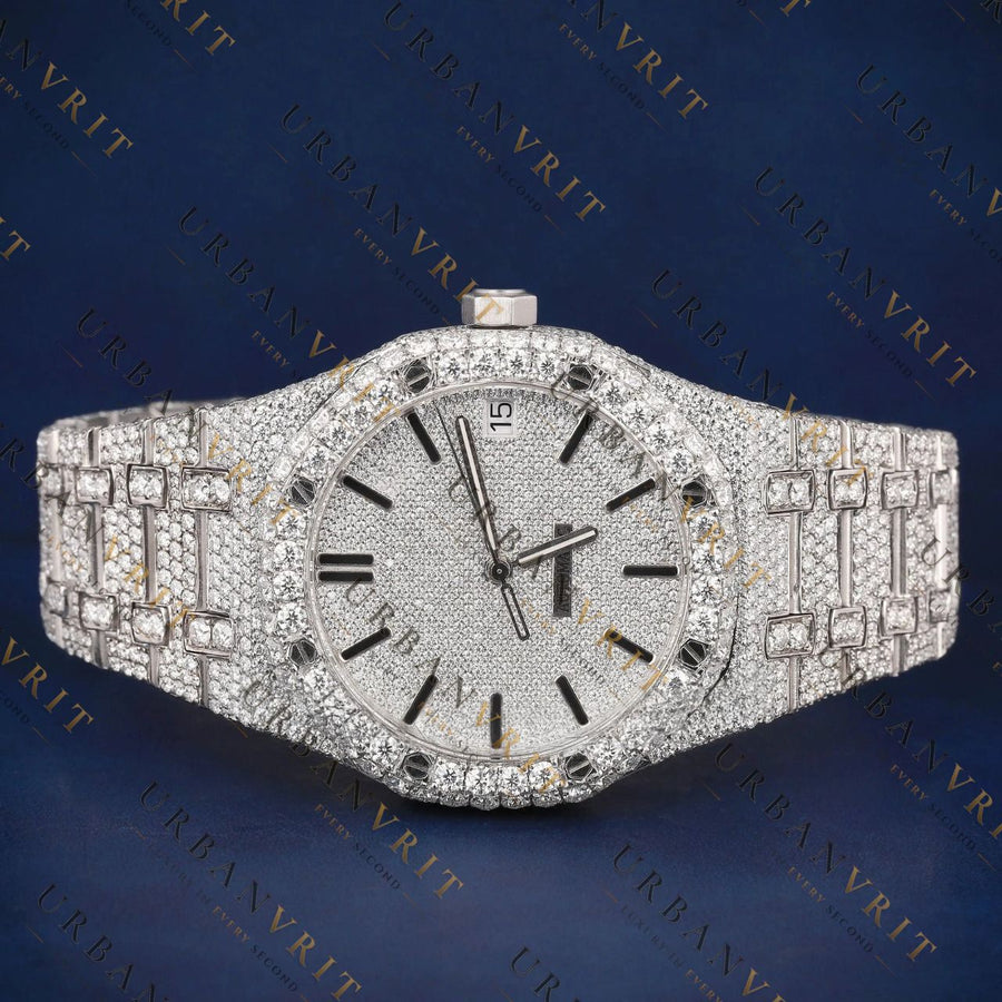 Luxury Royal Oak VVS1 D Color Moissanite Watch