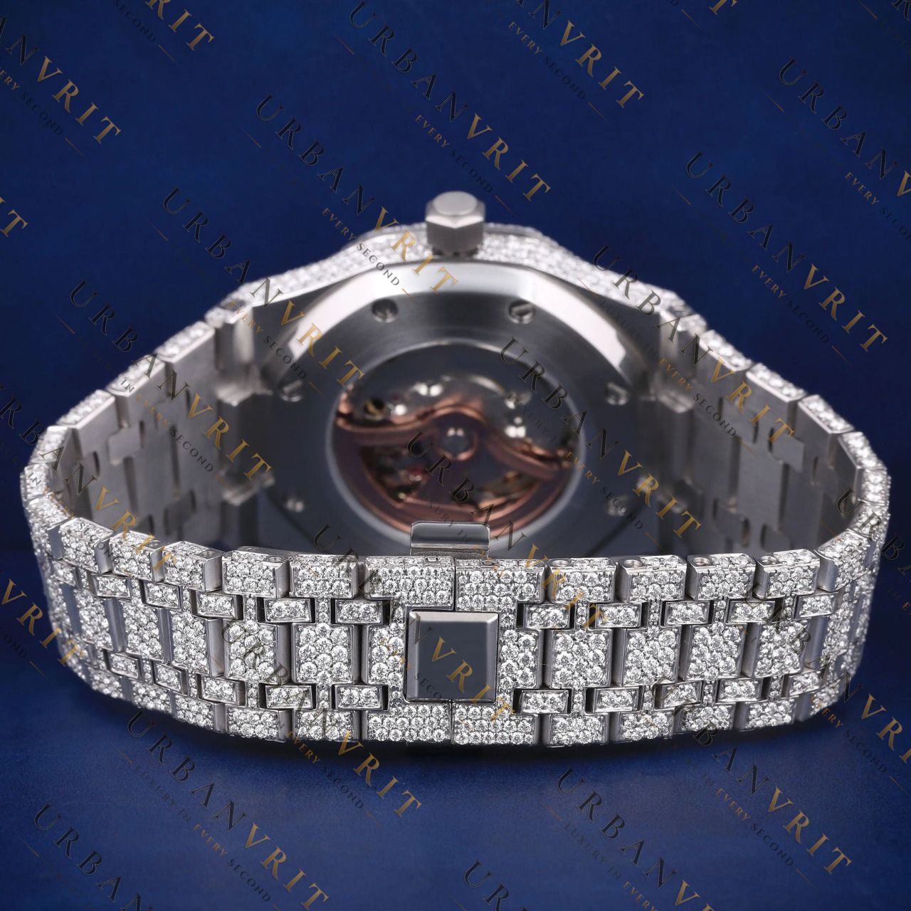 Arabic Dial VVS1 D Color Moissanite Watch