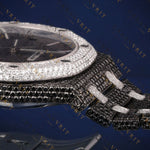 Black Royal Oak VVS1 D Color Moissanite Watch