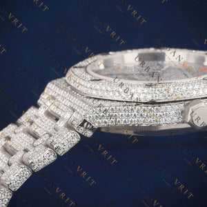 Arabic Numeral Royal VVS1 D Color Moissanite Watch