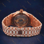 Rose Gold Royal VVS1 D Color Moissanite Watch