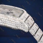 Square Diamond VVS1 D Color Moissanite Watch