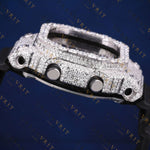 Iced Out Digital VVS1 D Color Moissanite Watch