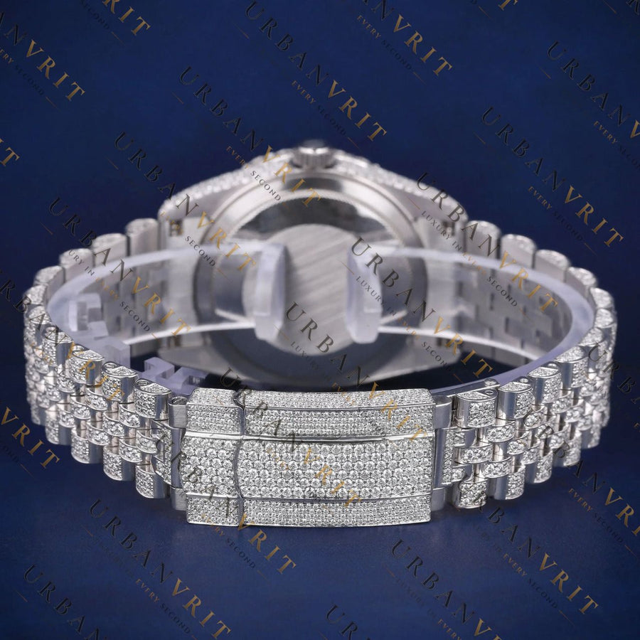 Luxury Date just VVS1 D Color Moissanite Watch