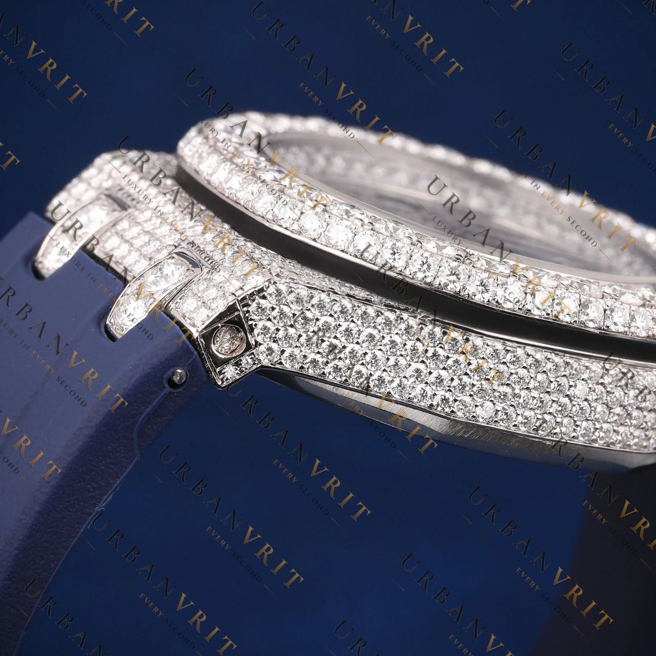 Luxury Chronograph VVS1 D Color Moissanite Watch