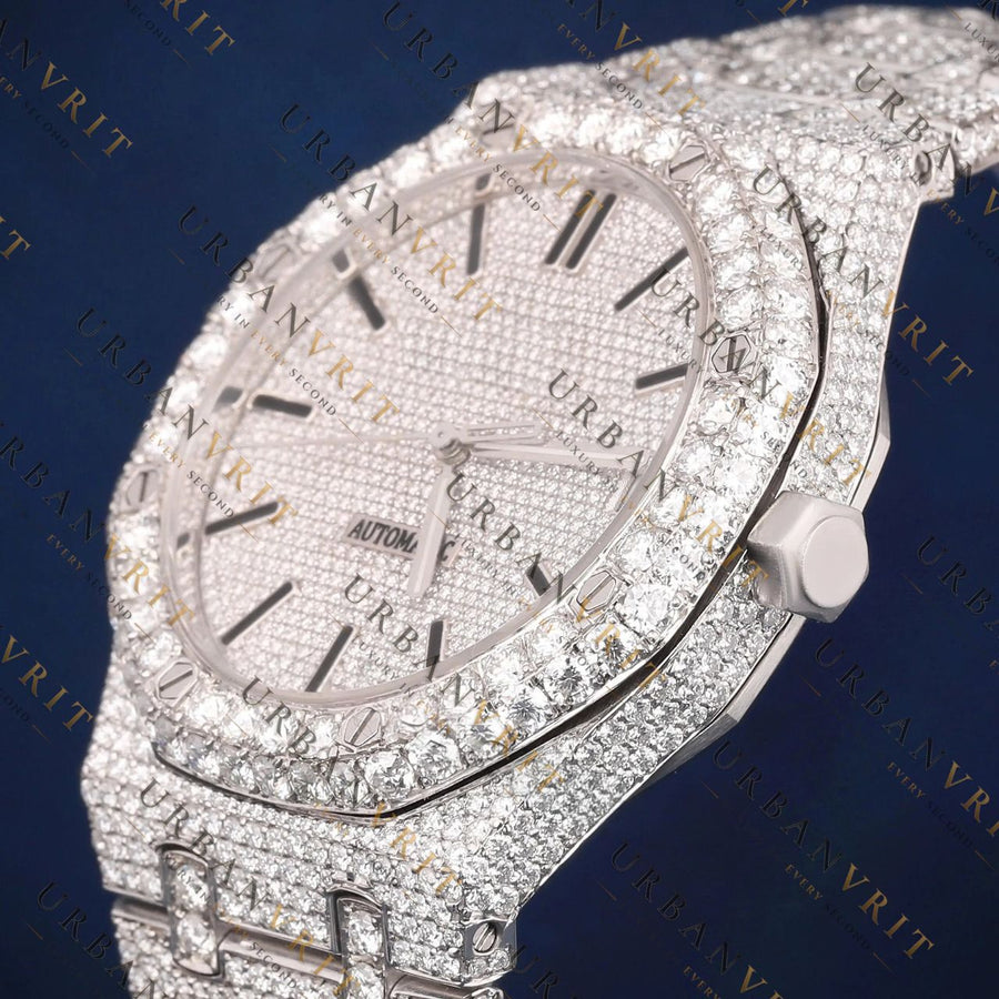 Luxury Royal Oak VVS1 D Color Moissanite Watch