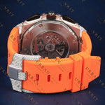 Rose Gold Chronograph VVS1 D Color Moissanite Watch