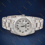 Arabic Dial Round VVS1 D Color Moissanite Watch