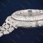 Classic Round VVS1 D Color  Moissanite Watch