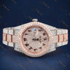 Two Tone Arabic VVS1 D Color  Moissanite Watch