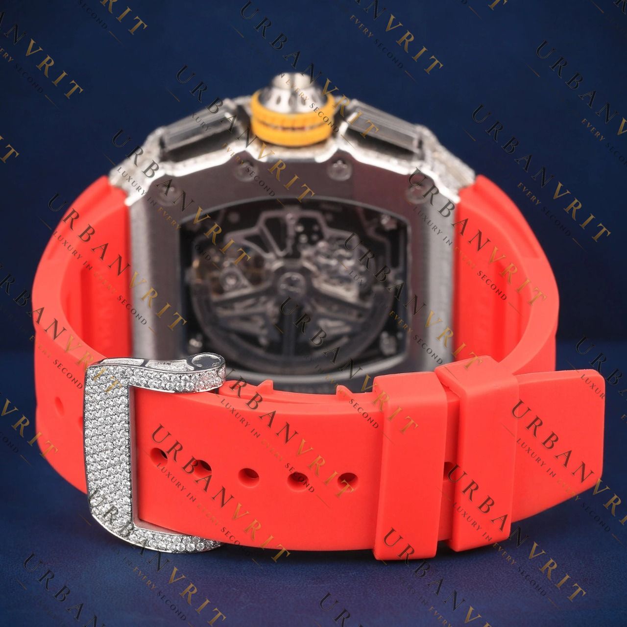 Skeleton Chronograph VVS1 D Colour Moissanite Watch