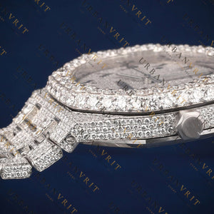 Arabic Numeral VVS1 D Color Moissanite Watch