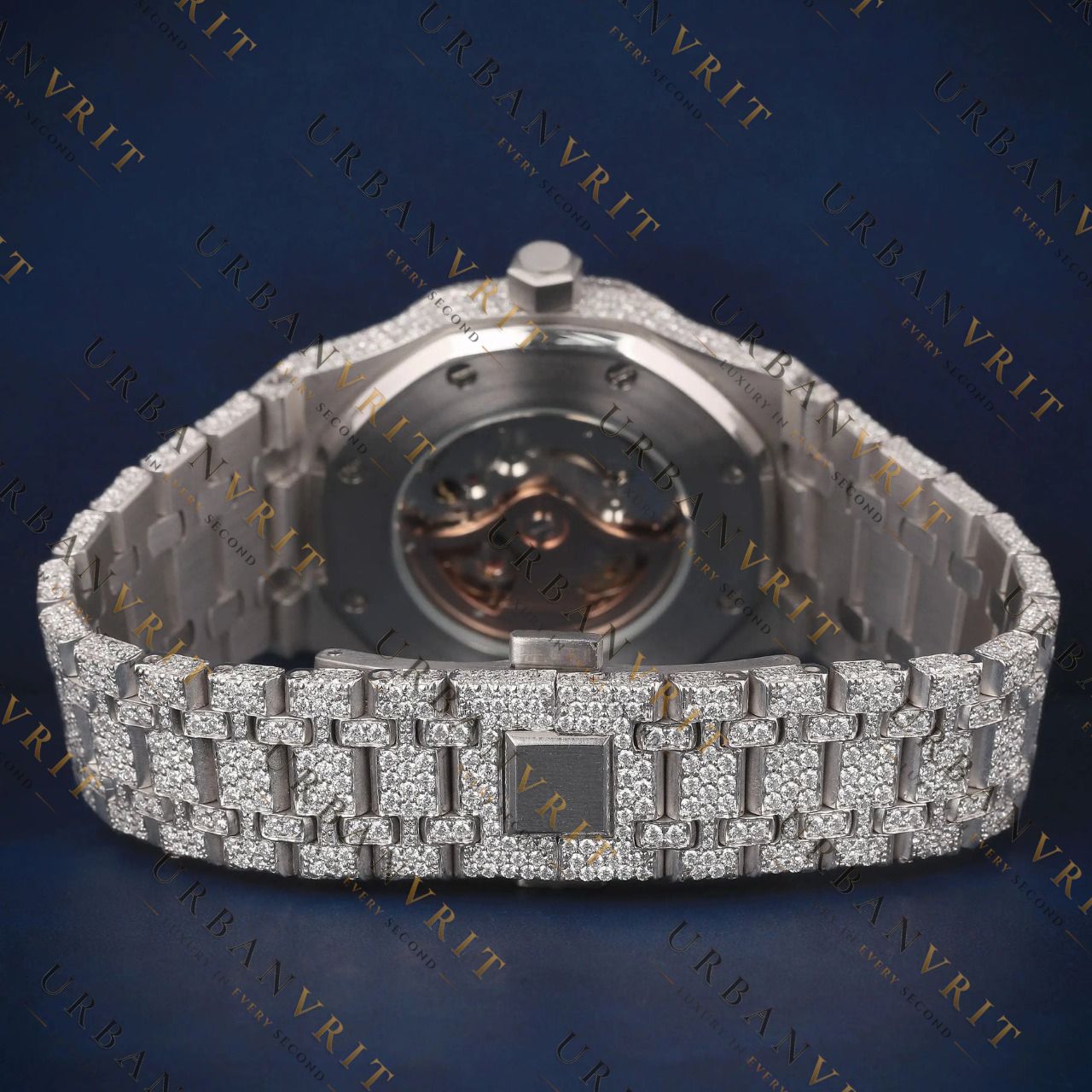 Arabic Dial Watch VVS1 D Color Moissanite Watch