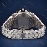 Iced Out Chronograph VVS1 D Color Moissanite Watch