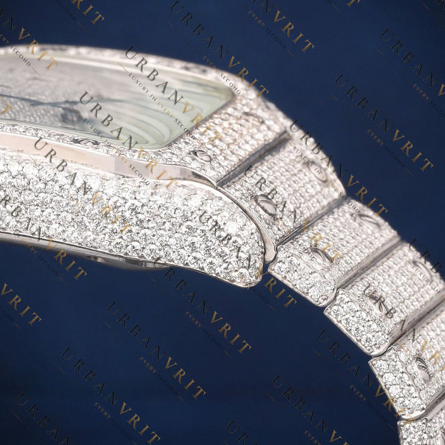 Arabic Dial Square VVS1 D Color Moissanite Watch