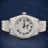 Day-Date Roman VVS1 D Color Moissanite Watch