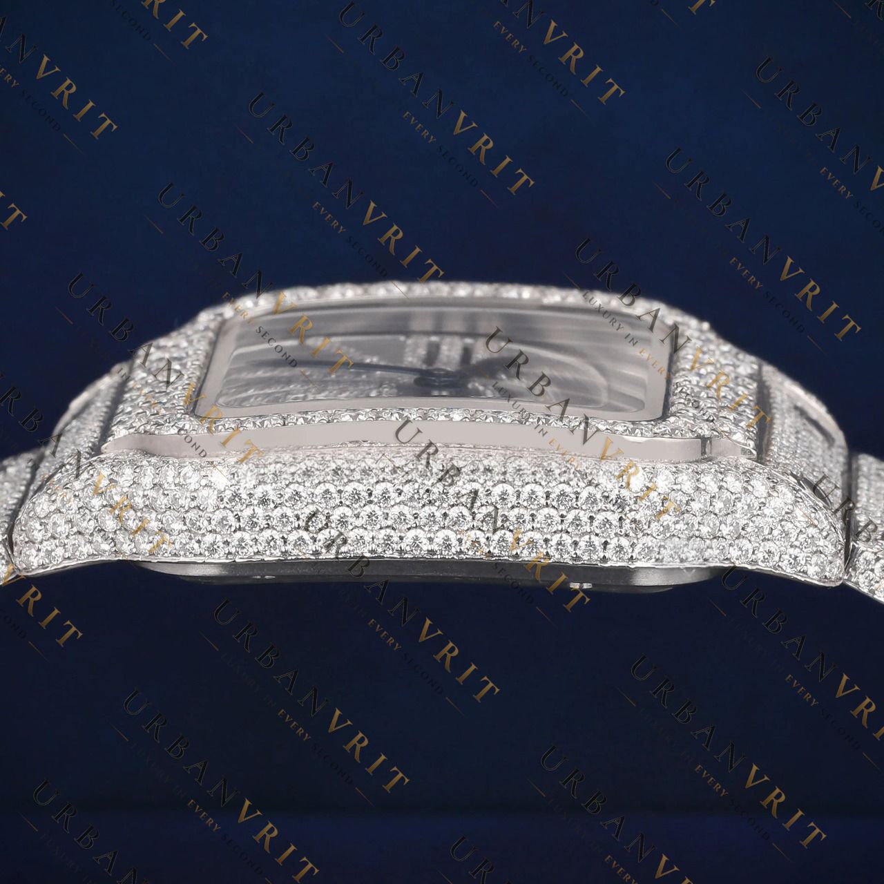 Skeleton Dial VVS1 D Color Moissanite Watch