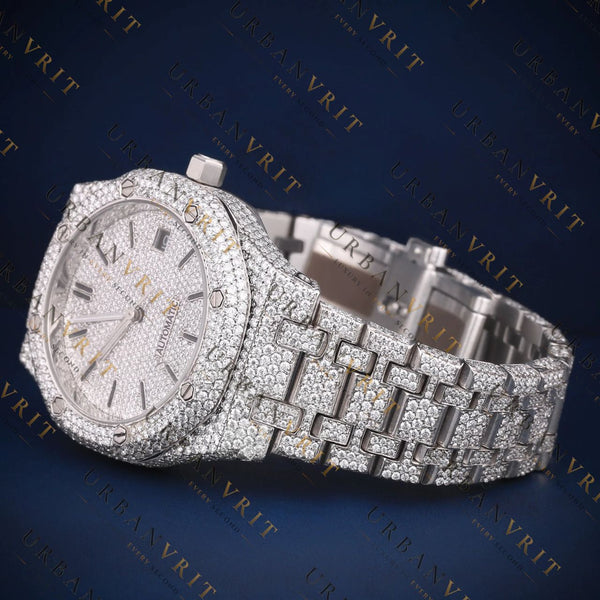 Iced Out Octagonal  VVS1 D Color Moissanite Watch