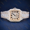 Two-Tone Square VVS1 D Color Moissanite Watch