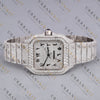 Square Iced-Out VVS1 D Color Moissanite Watch