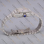 Square Iced-Out VVS1 D Color Moissanite Watch