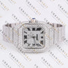 Moissanite Watch VVS1 D Color Fully Iced Out White