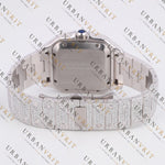 Moissanite Watch VVS1 D Color Fully Iced Out White