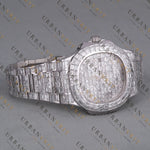 Moissanite Watch VVS1 D Color Fully Iced Out White Gold