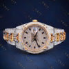 Two-Tone Panther Diamond VVS1 D Color Moissanite Watch